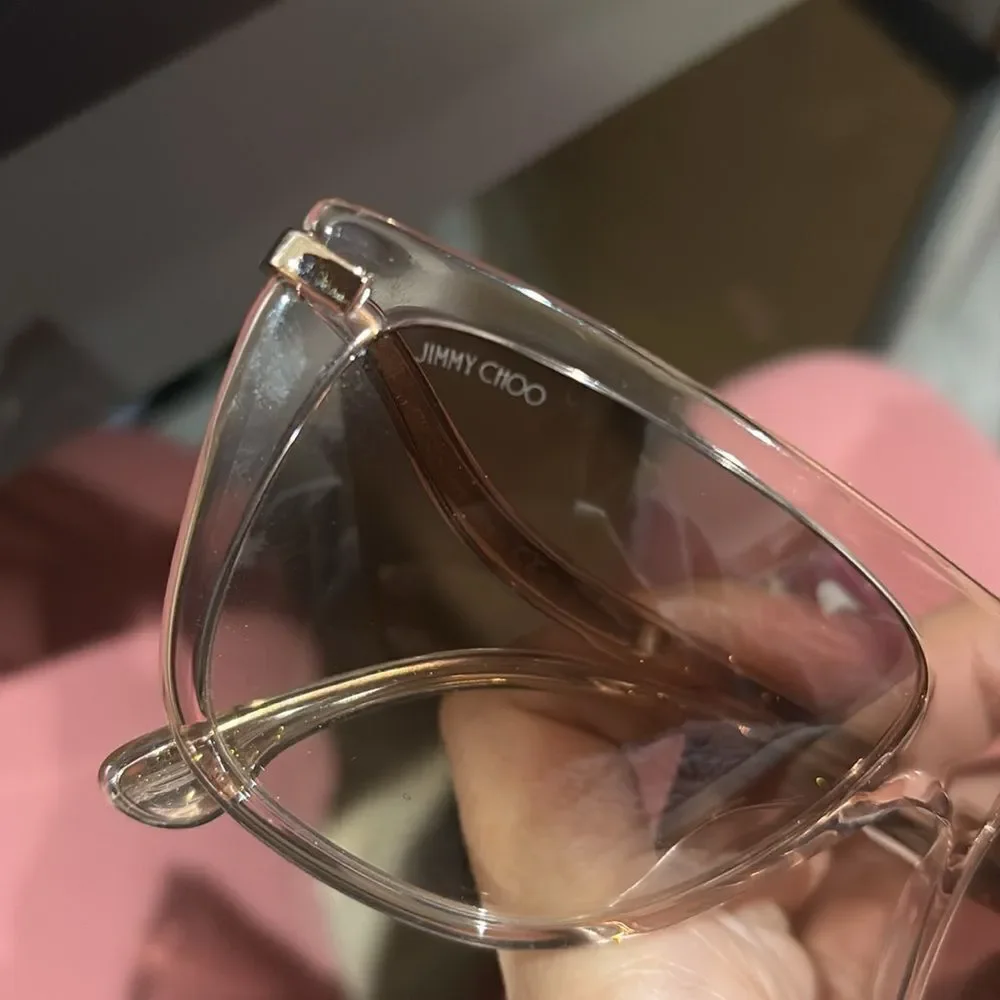 Jimmy Choo Chic Rose Gold Sunglasses